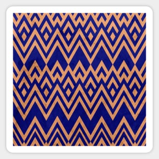 Blue Pines Vintage Pattern Sticker